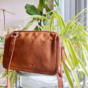 Liebeskind Berlin Leather Three Zip Crossbody Bag